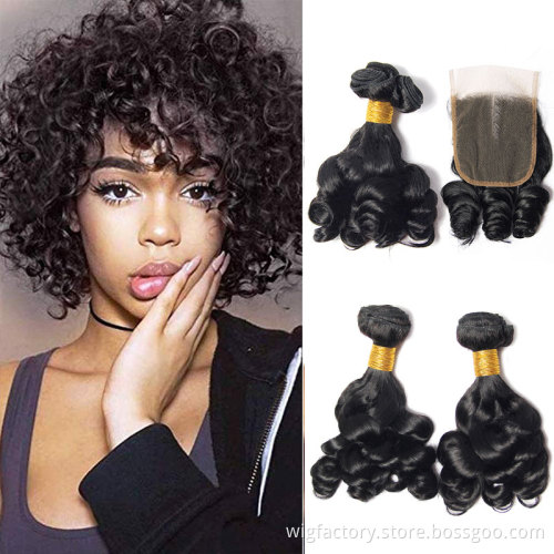 100% unprocessed virgin brazilian hair,  can be bleached brazilian human hair bouncy bundles,funmi human hair bundles